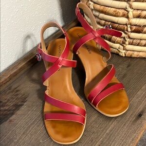Lucky Brand Red Sandals for Effortless Style